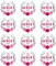 Happy Mothers Day Stickers - 36pcs Mother's Day Gift Tags Labels 1.5" Pink Flower Mom Stickers for Envelope Seals Card Gift Wrap Box Decorations Party Favors